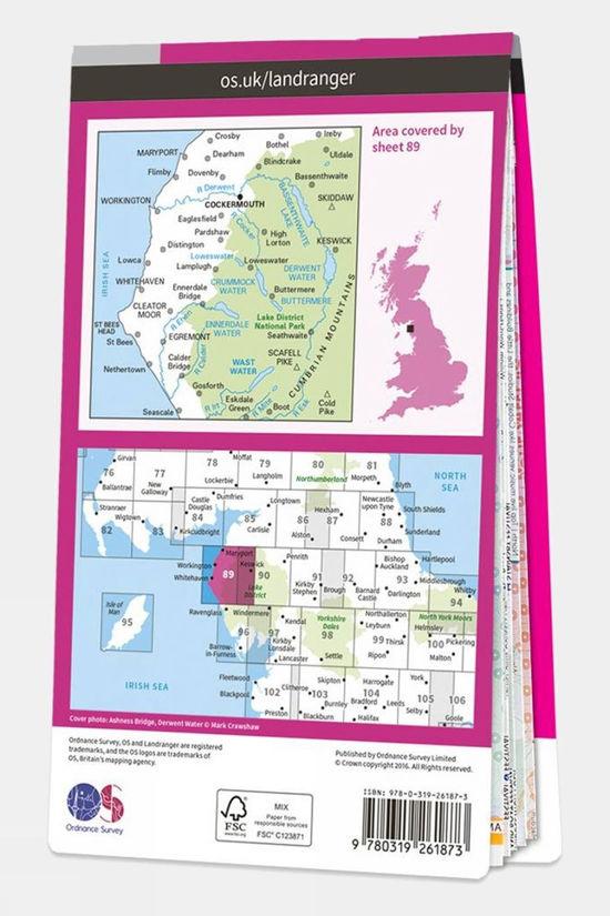 Landranger Map 89 West Cumbria