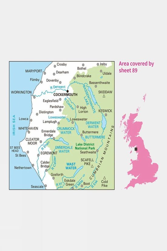 Landranger Map 89 West Cumbria