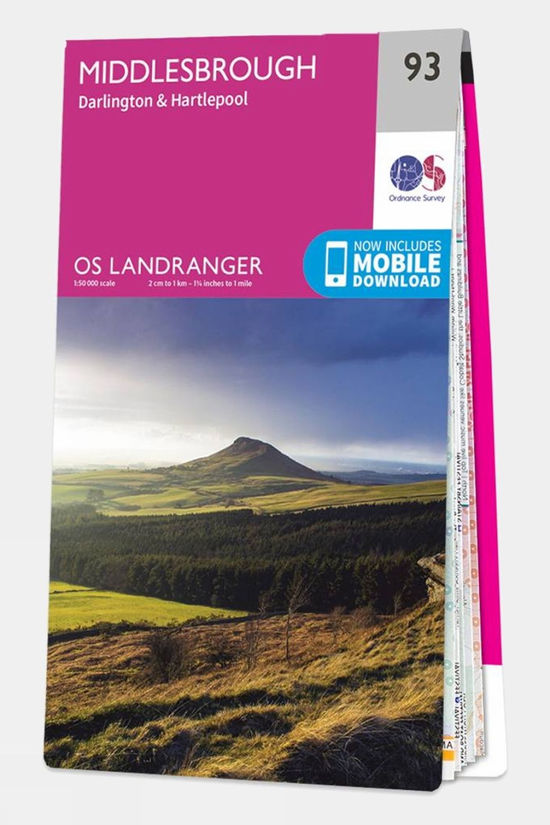 Landranger Map 93 Middlesbrough