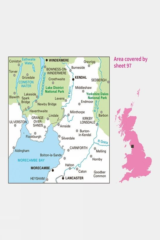 Landranger Map 97 Kendal And Morecambe