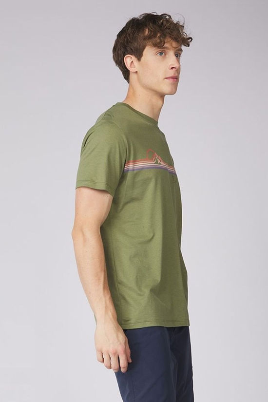 Mens Adventure Stripes T-Shirt