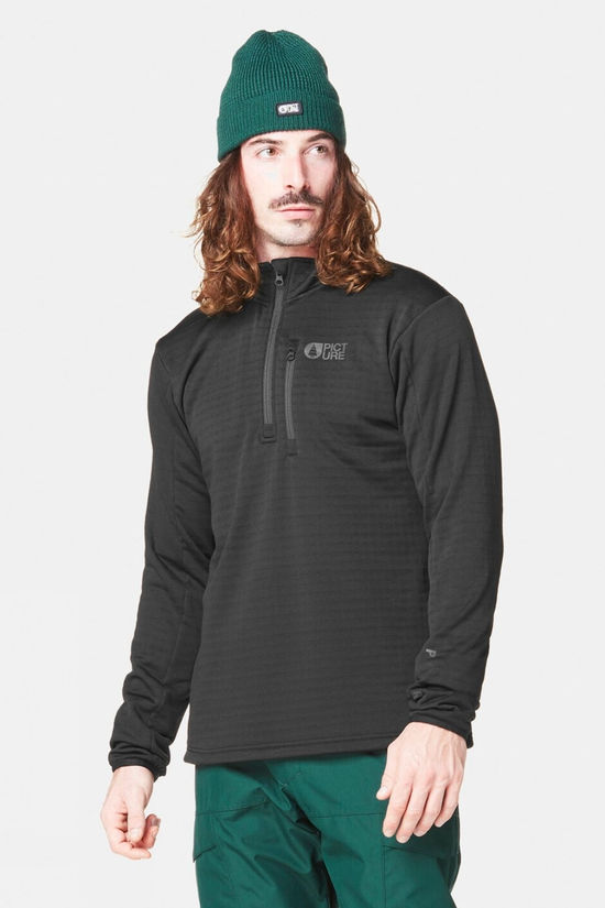 Mens Bake Grid Quarter Zip Fleece