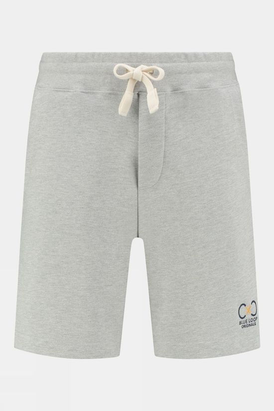 Mens Blue Fleece Shorts