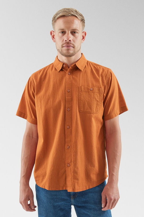 Mens Chill Textured Short Sleeve Shirt