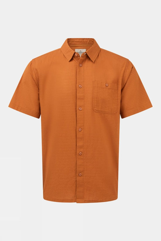 Mens Chill Textured Short Sleeve Shirt