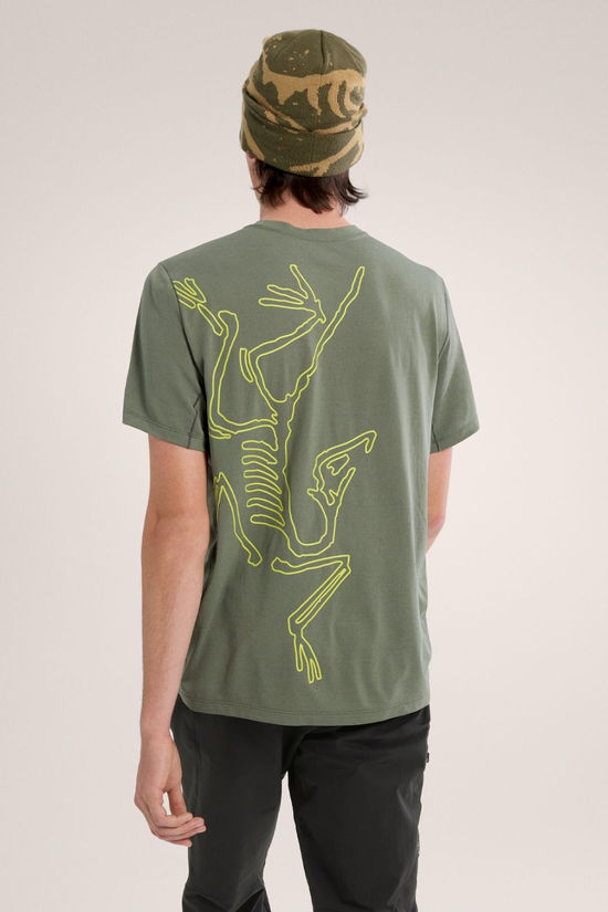 Mens Cormac Arc'Bird Logo T-Shirt