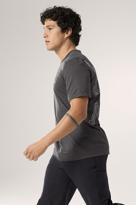 Mens Cormac Arc'Bird Logo T-Shirt