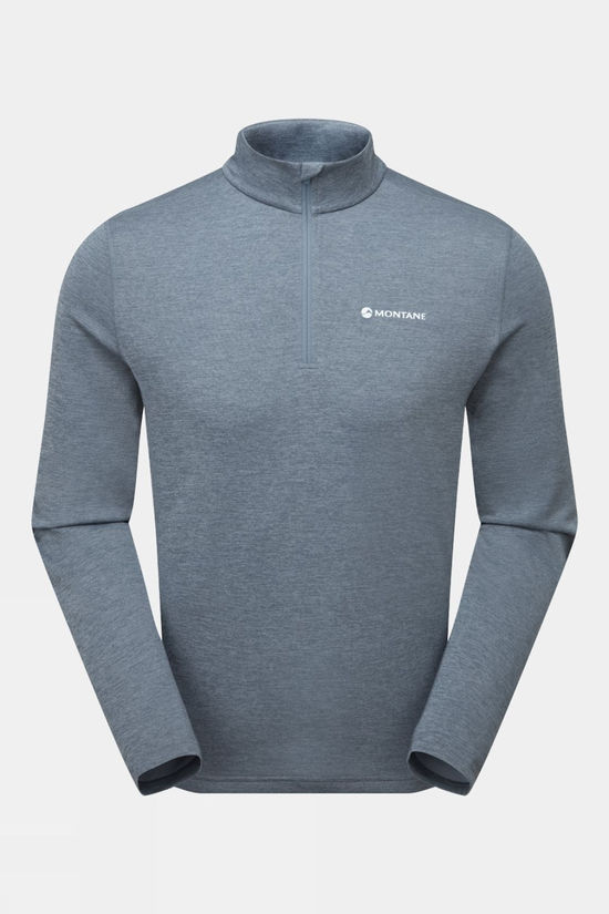 Mens Dart Zip Neck Base Layer Top