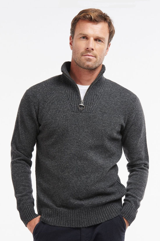 Mens Essential Half Zip Jumper