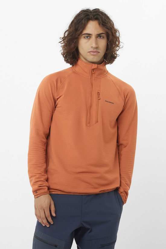 Mens Essential Lightwarm Half Zip Fleece
