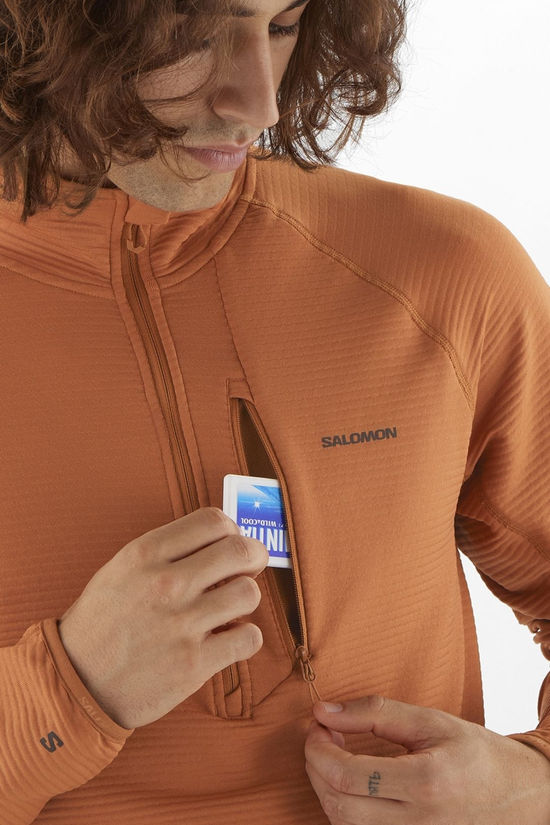 Mens Essential Lightwarm Half Zip Fleece