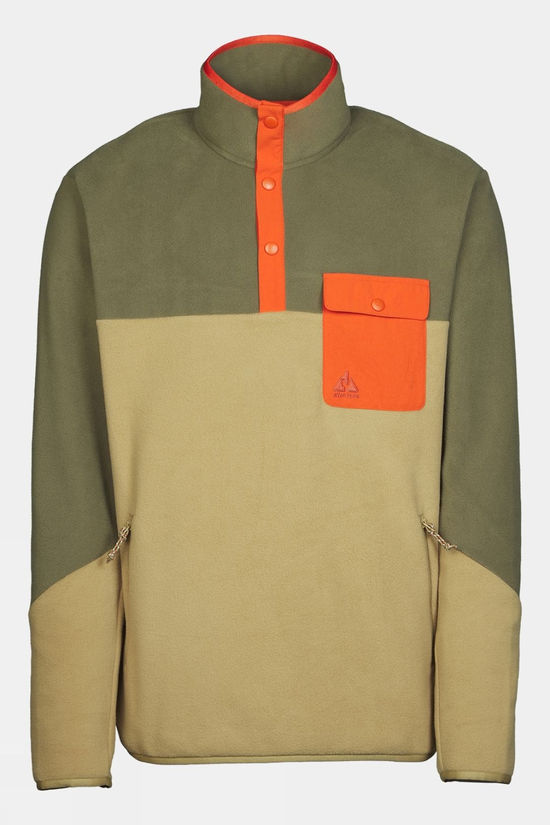 Mens Fitzroy Snap Fleece Top