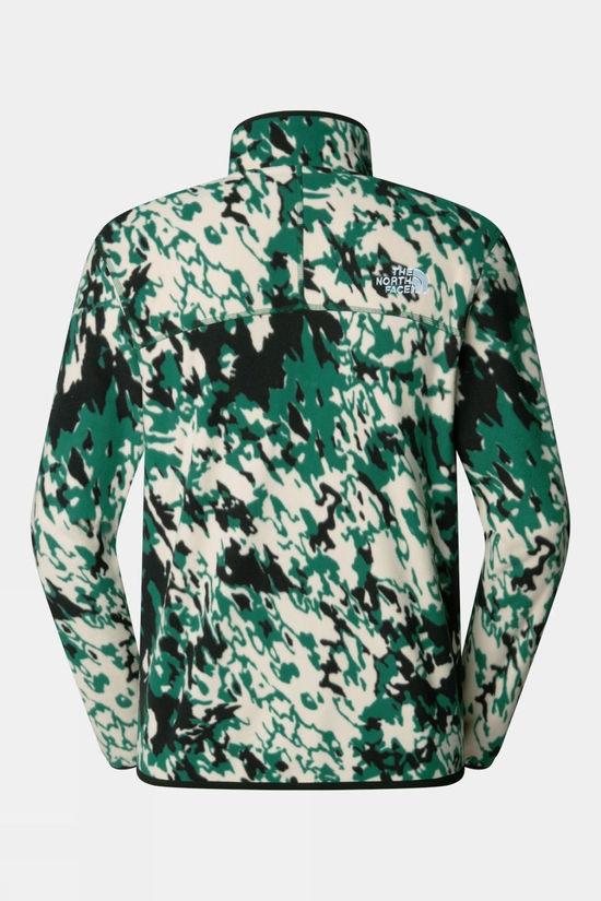 Mens Glacier Printed Quarter Zip Fleece
