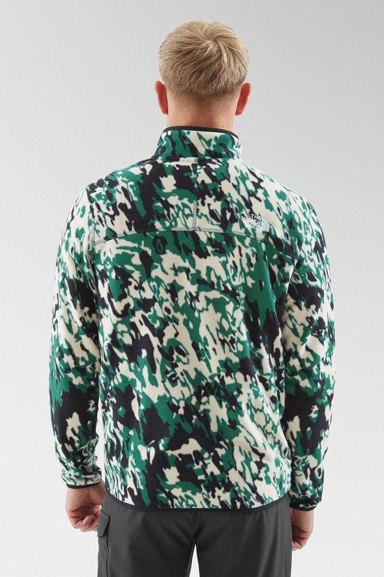 Mens Glacier Printed Quarter Zip Fleece