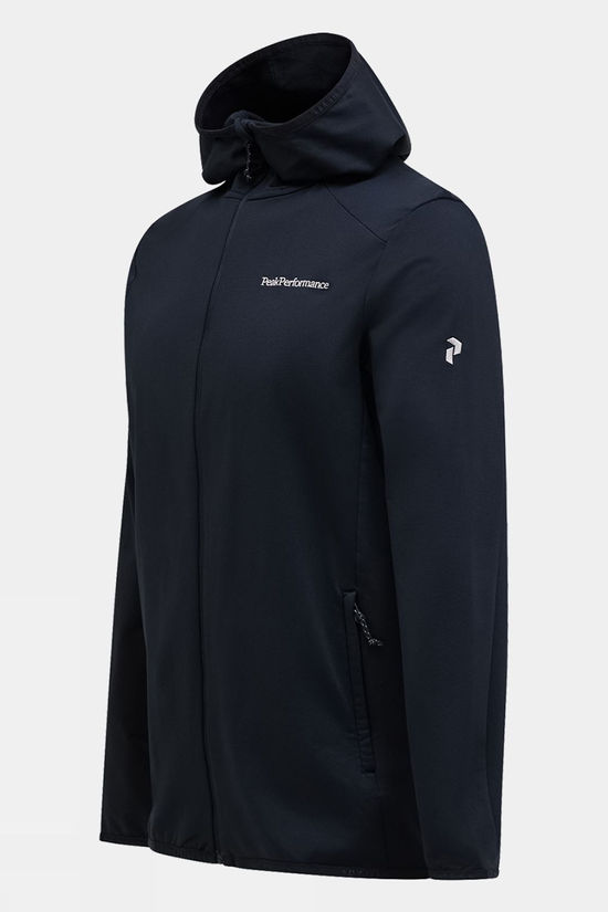 Mens Light Zip Hooded Fleece Jacket