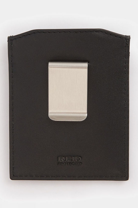 Mens Logo Leather Card Holder