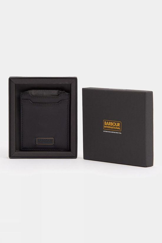 Mens Logo Leather Card Holder