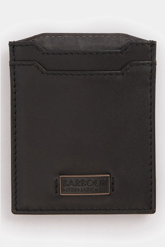 Mens Logo Leather Card Holder