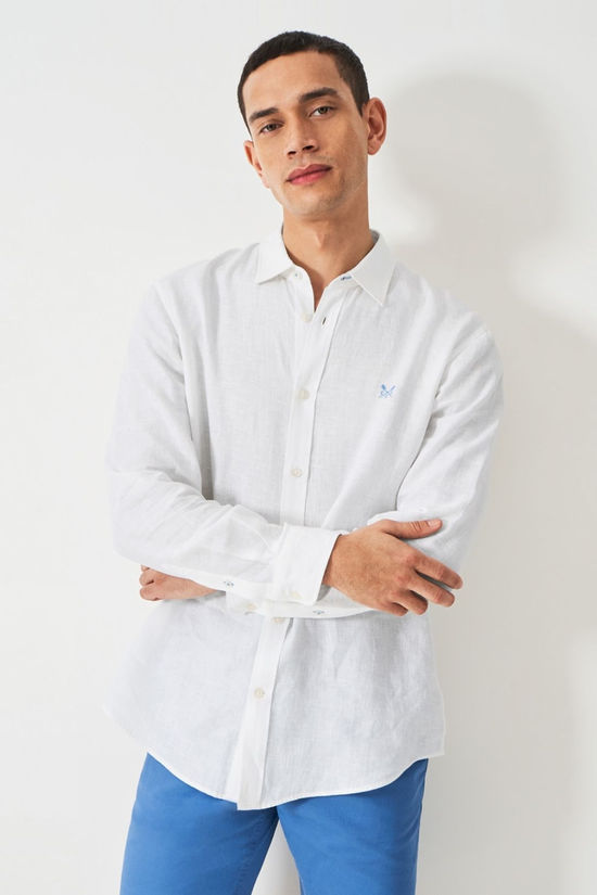 Mens Long Sleeve Linen Shirt