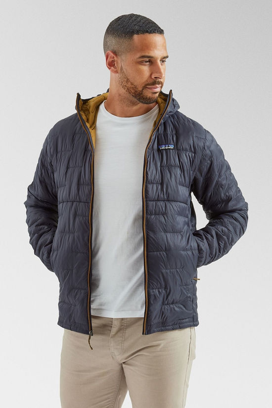 Mens Micro Puff Hooded Jacket