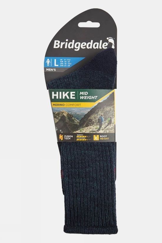 Mens Midweight Merino Comfort Socks