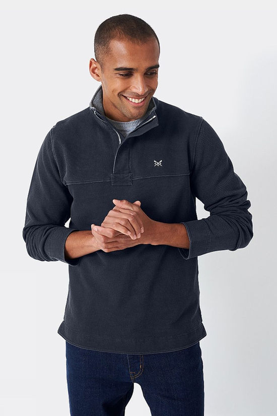 Mens Padstow Pique Quarter Zip Sweatshirt