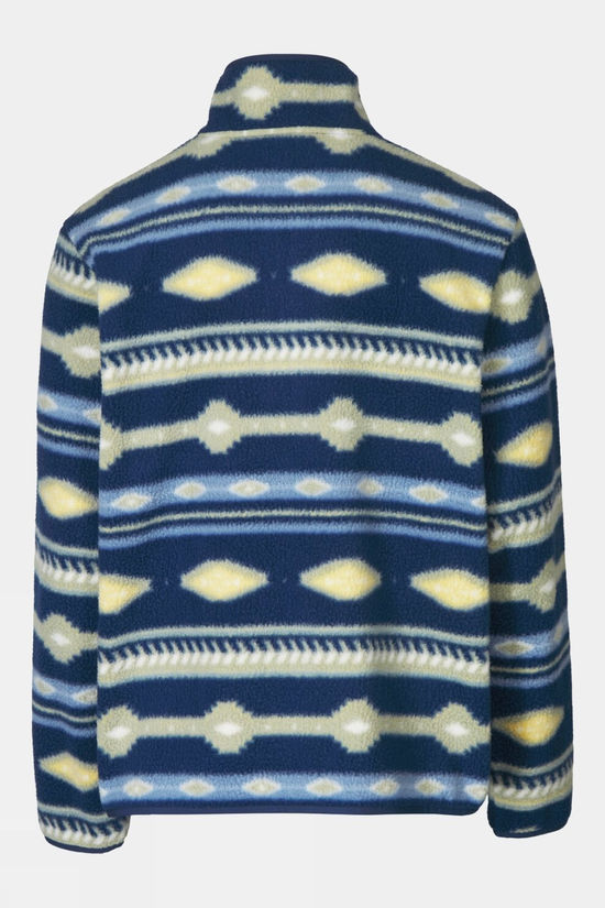 Mens Pehoe Printed Snap Half Zip Fleece