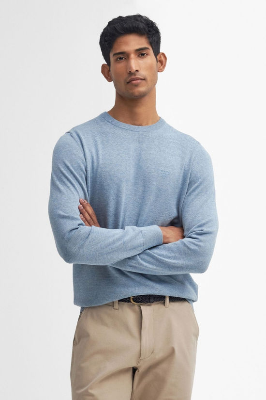 Mens Pima Cotton Crew Neck Jumper