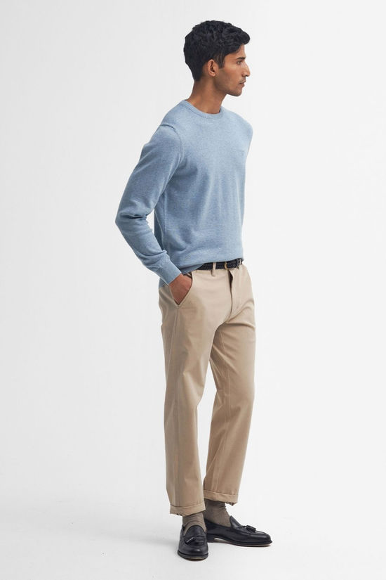Mens Pima Cotton Crew Neck Jumper