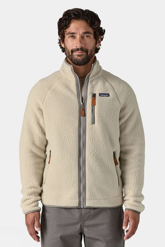 Mens Retro Pile Fleece Jacket