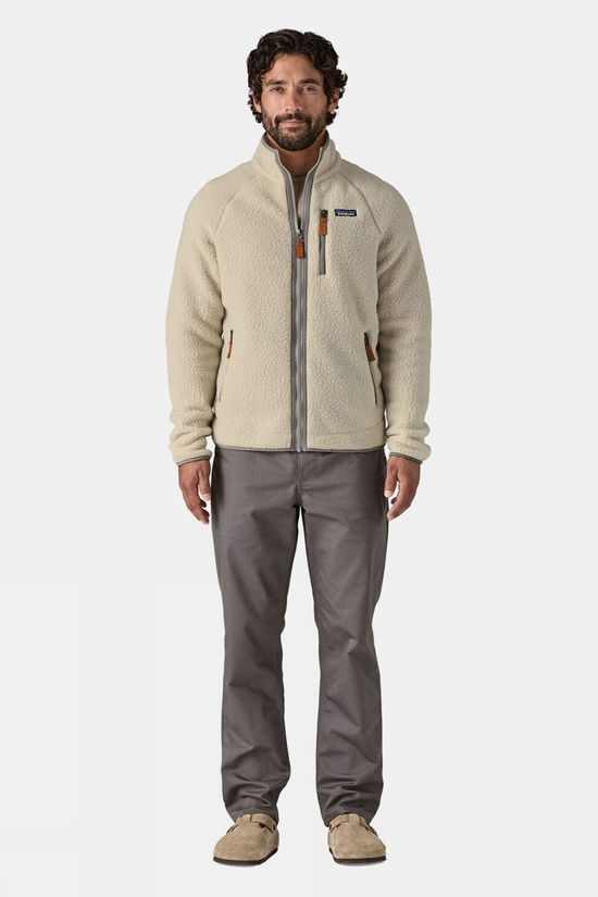Mens Retro Pile Fleece Jacket