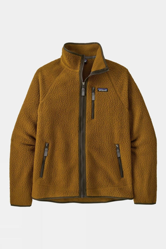 Mens Retro Pile Fleece Jacket