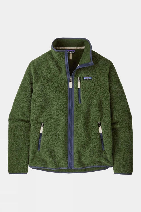 Mens Retro Pile Fleece Jacket