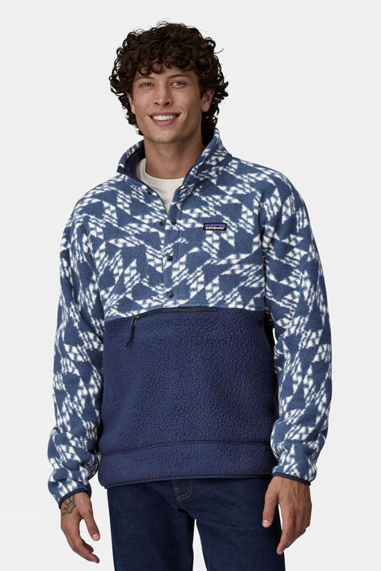 Mens Retro Pile Half Zip Fleece