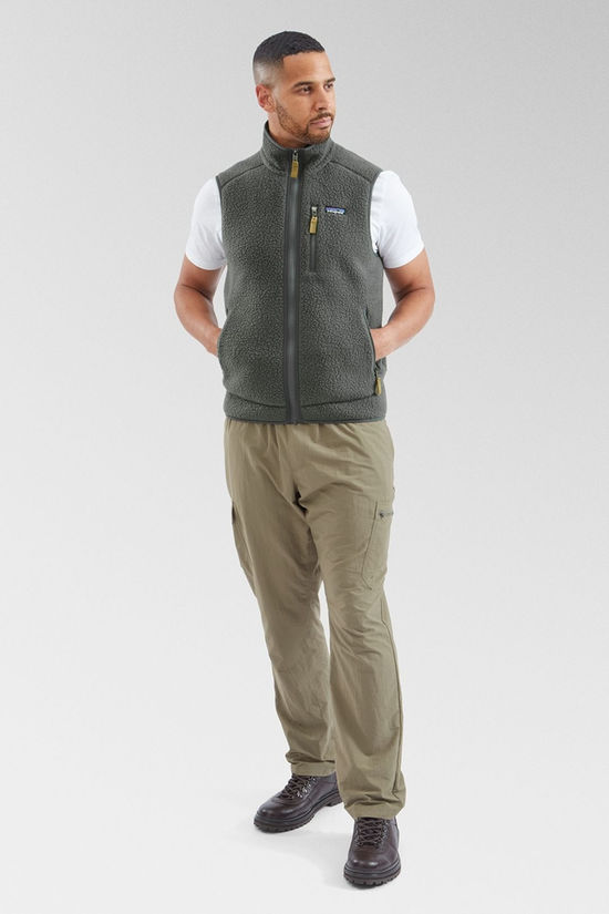 Mens Retro Pile Vest