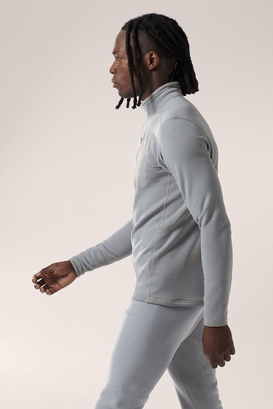 Mens Rho Zip Neck Top