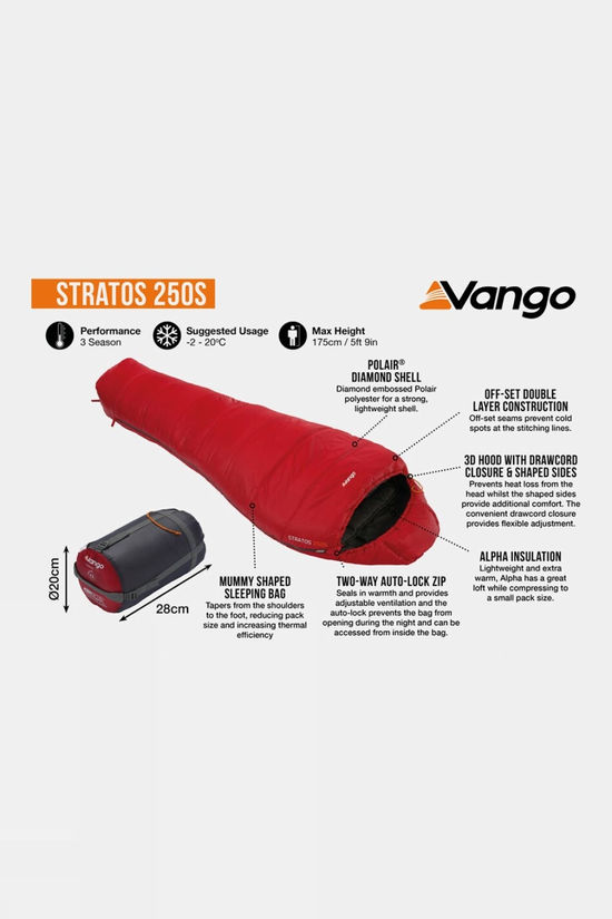 Stratos Alpha 250S Sleeping Bag