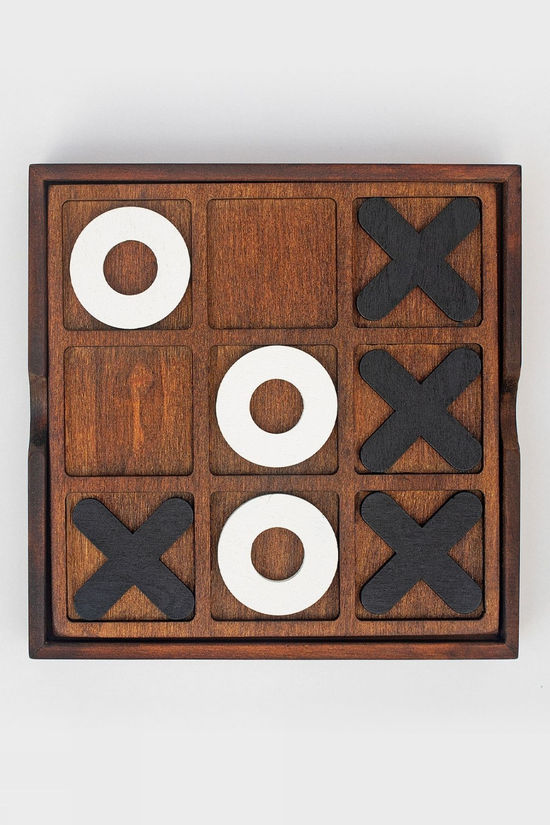 Tic-Tac-Toe Wooden Board Game