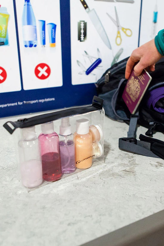 Travel Flight Bottles Set