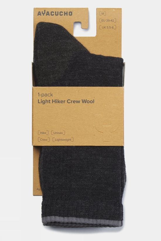 Unisex Light Hiker Crew Wool Socks