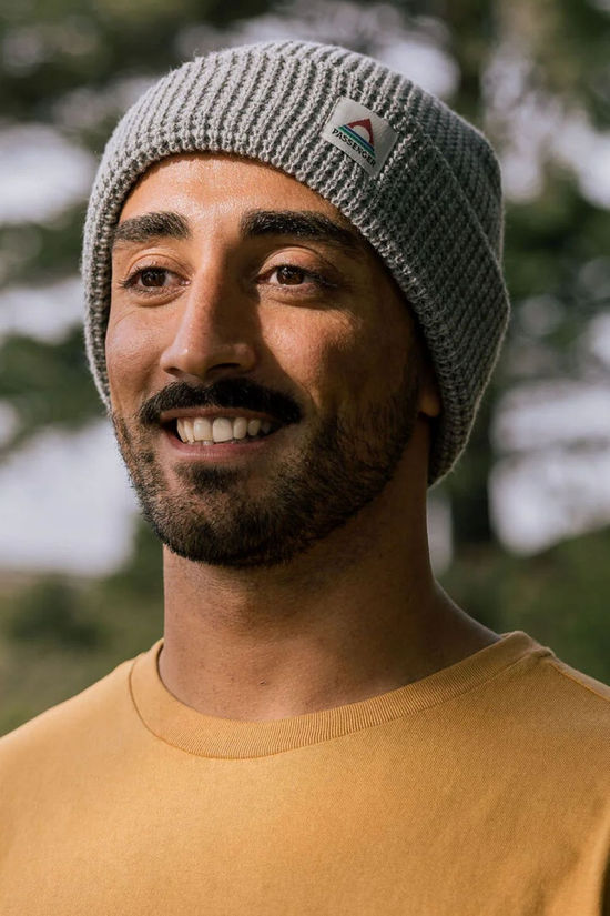 Unisex Moss Waffle Beanie