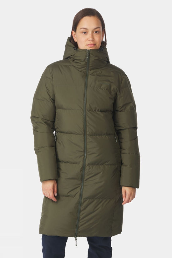 Womens Aarhus Recycled Long Down Jacket
