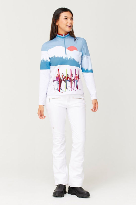 Womens Amiche Quarter Zip Top