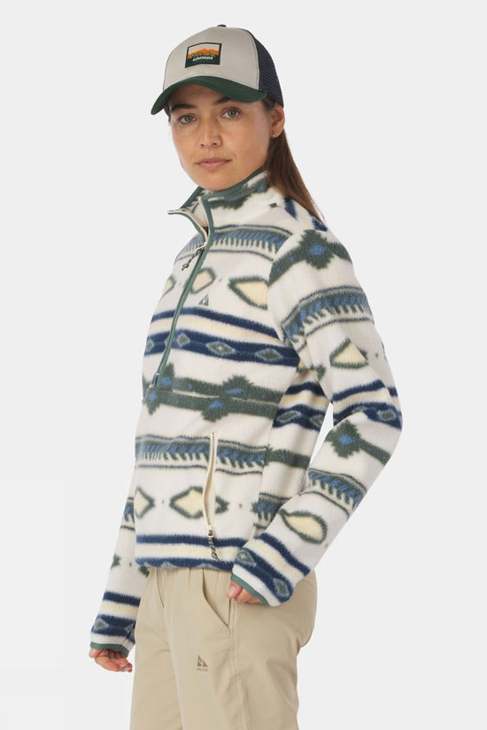 Womens Barrosa Printed Half Zip Fleece