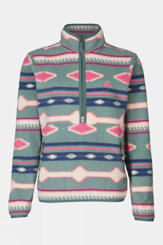Womens Barrosa Printed Half Zip Fleece