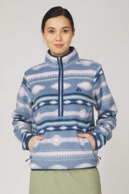 Womens Barrosa Printed Half Zip Fleece