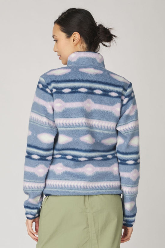 Womens Barrosa Printed Half Zip Fleece