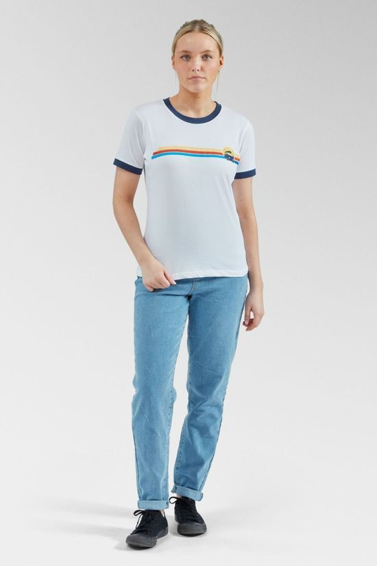 Womens Celeste Stripe Ringer T-Shirt