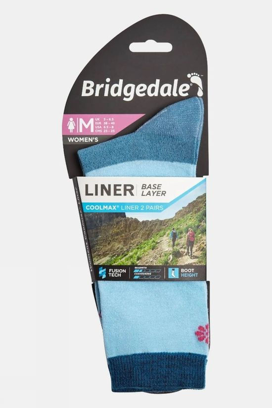 Womens Coolmax Liner Socks (Twin Pack)