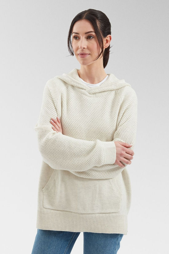 Womens Cove Organic Cotton Knitted Hoodie